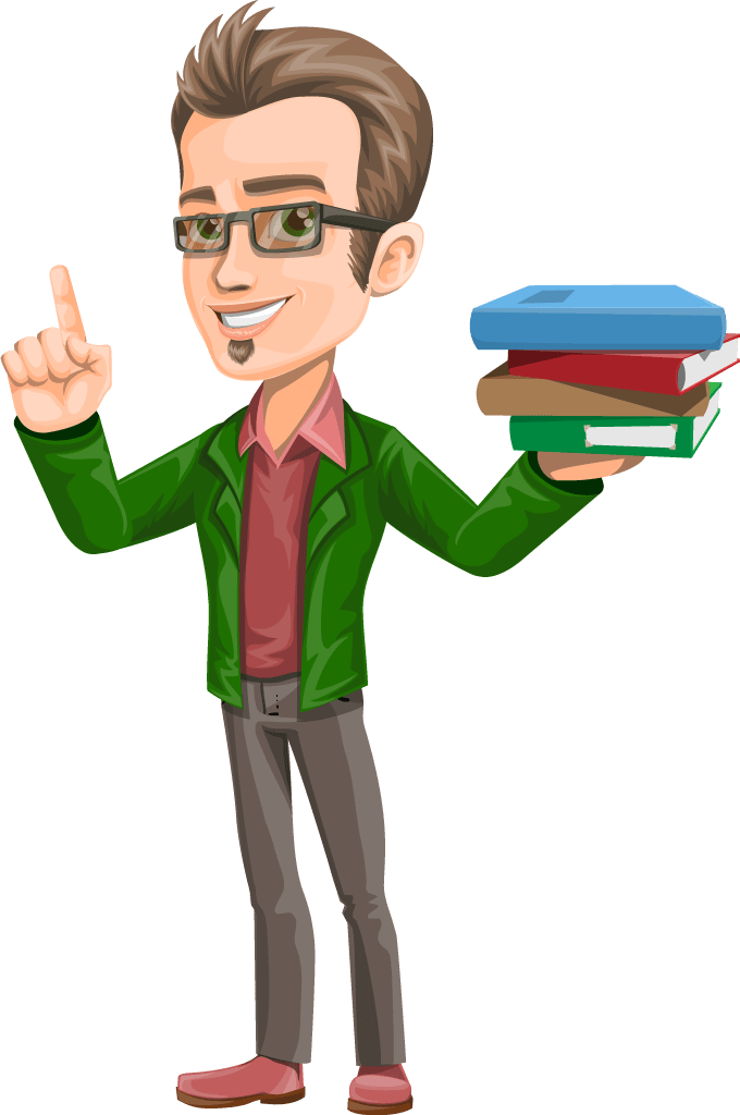 Ai, Png, Pdf, Eps Author - Handsome Teacher Cartoon (680x1024), Png Download