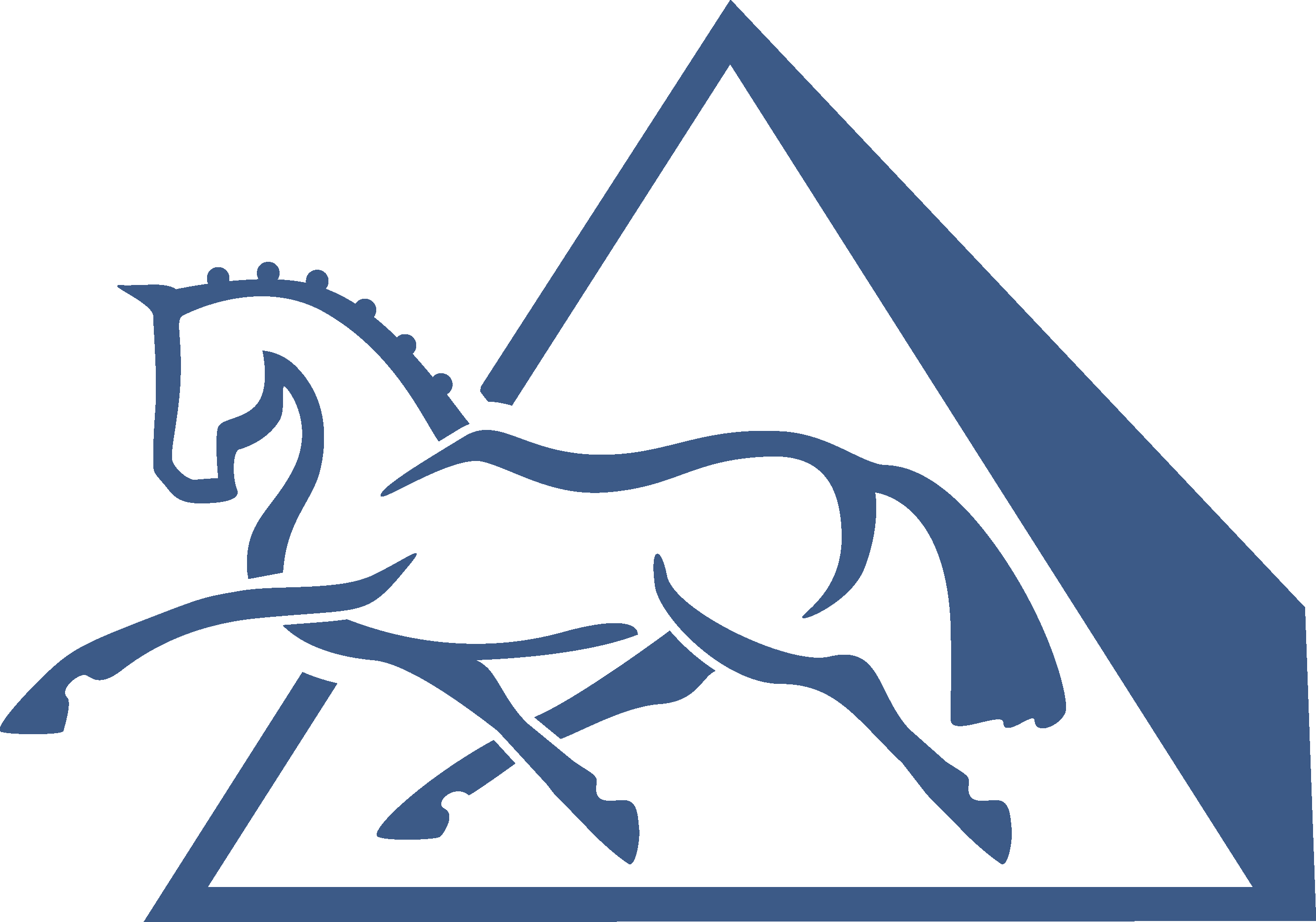 Vector Online Royalty - Logo Images In Horses (2669x1870), Png Download