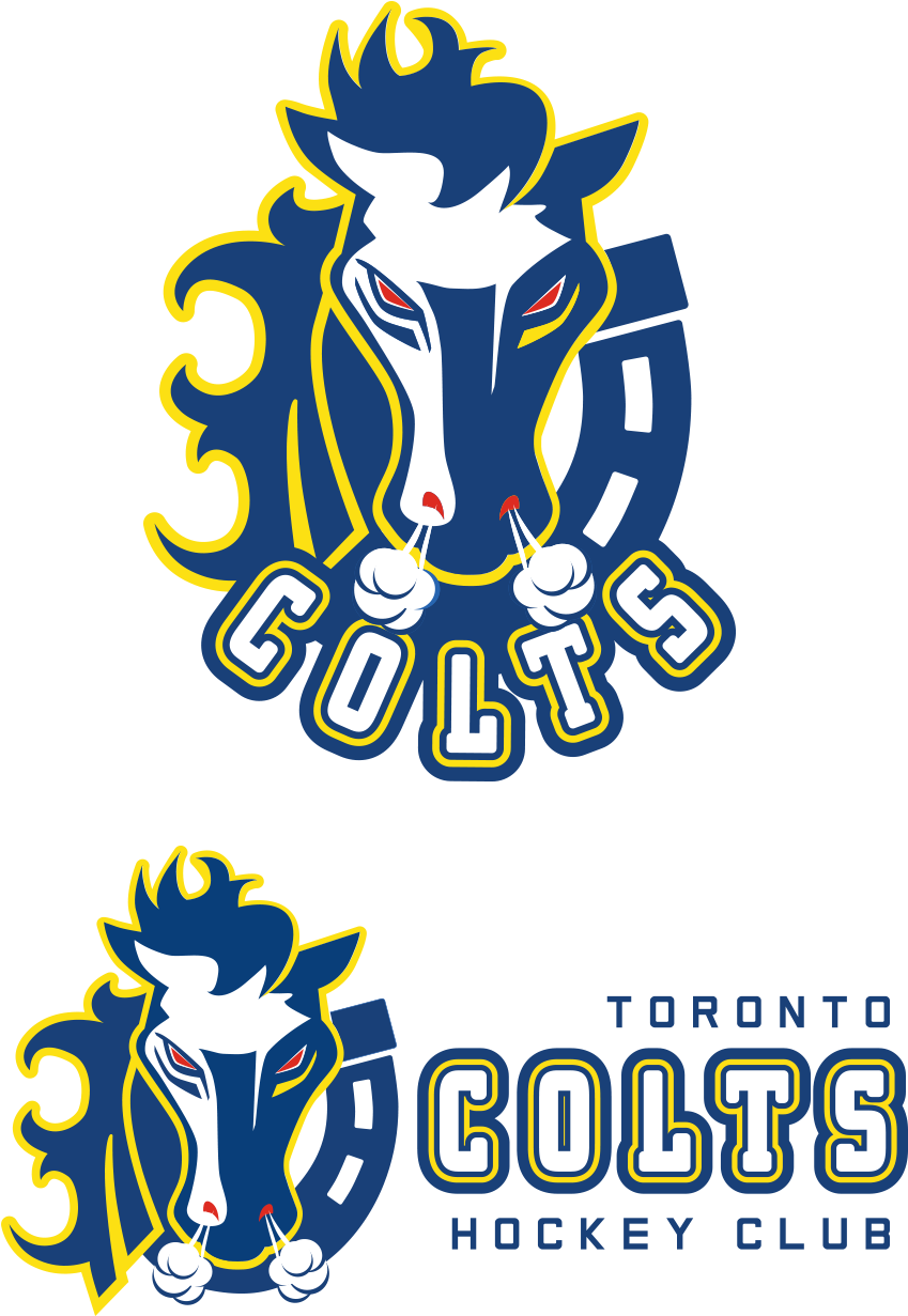 Toronto Colts Hockey Club - Illustration (920x1376), Png Download
