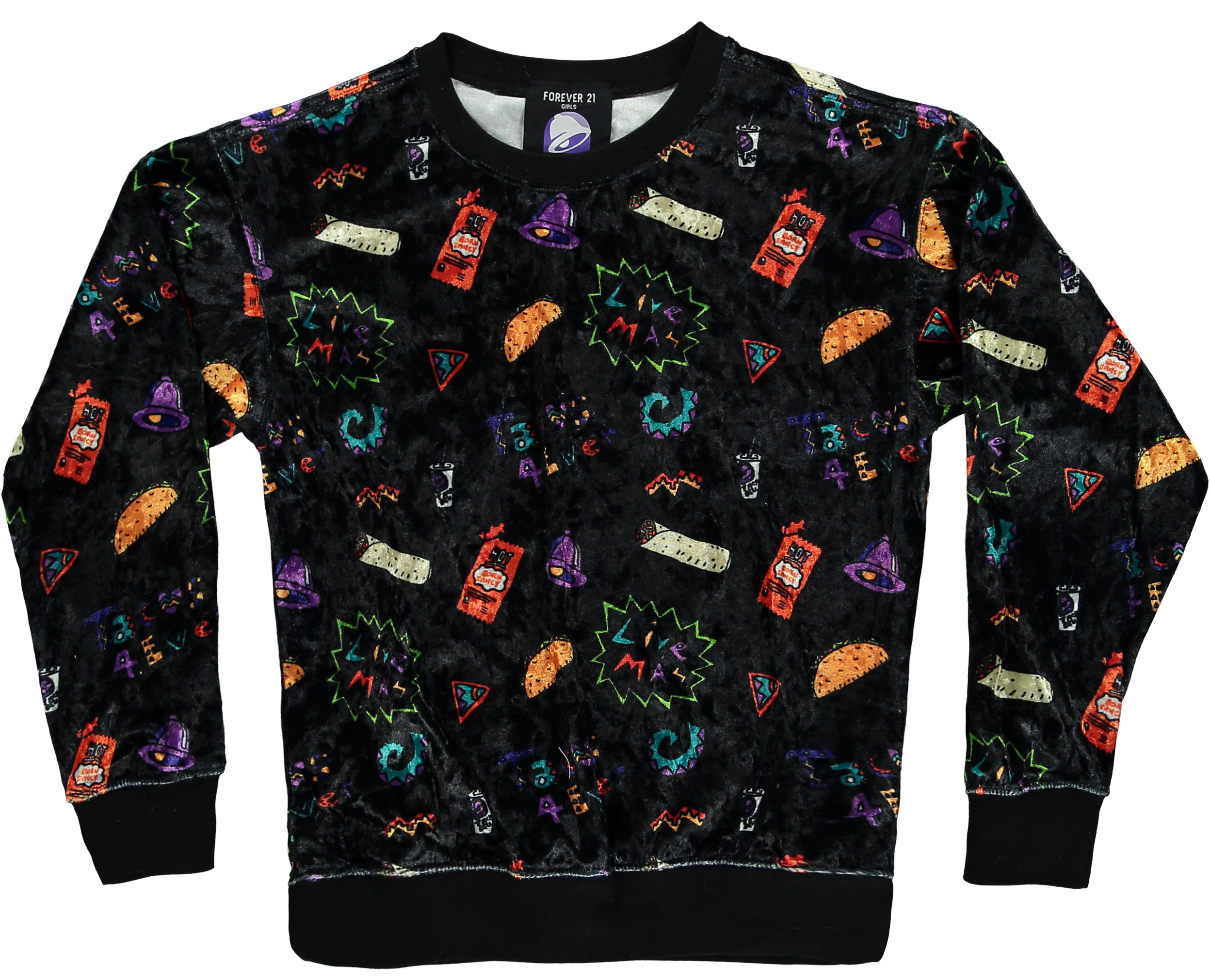 What Do Taco Bell X Forever 21 Clothes Look Like The - Taco Bell Forever 21 (2868x2295), Png Download