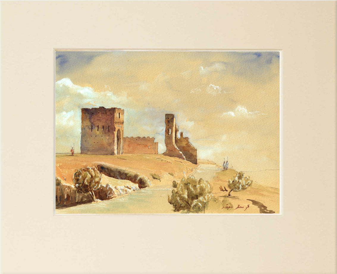11x8" Inches - " - Fes Morocco Orientalist Painting (1229x1017), Png Download