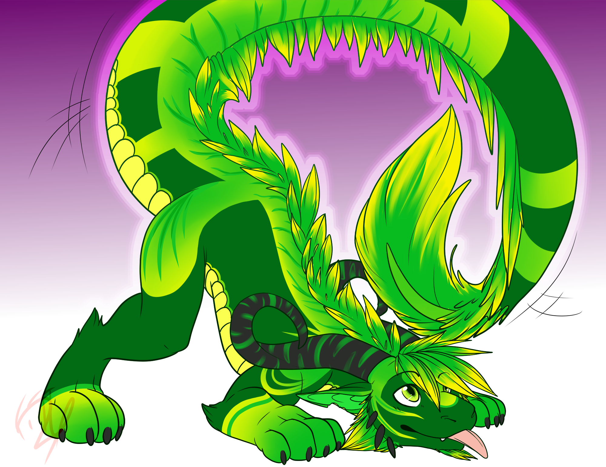 Chibi - Wiggle Squiggle - Illustration (2000x1543), Png Download
