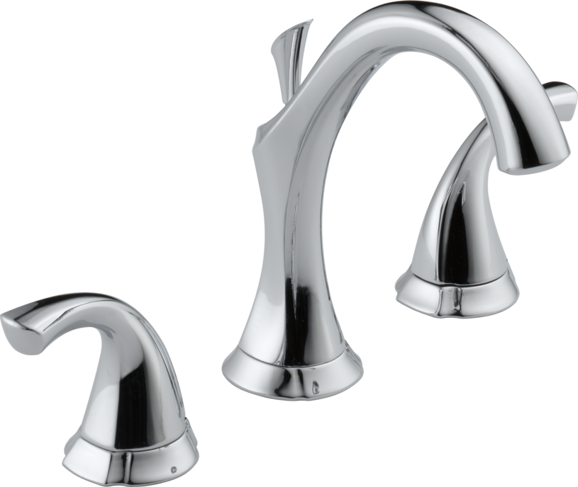 Collection - Delta 3592lf Chrome Addison Two Handle Widespread Bathroom (815x688), Png Download