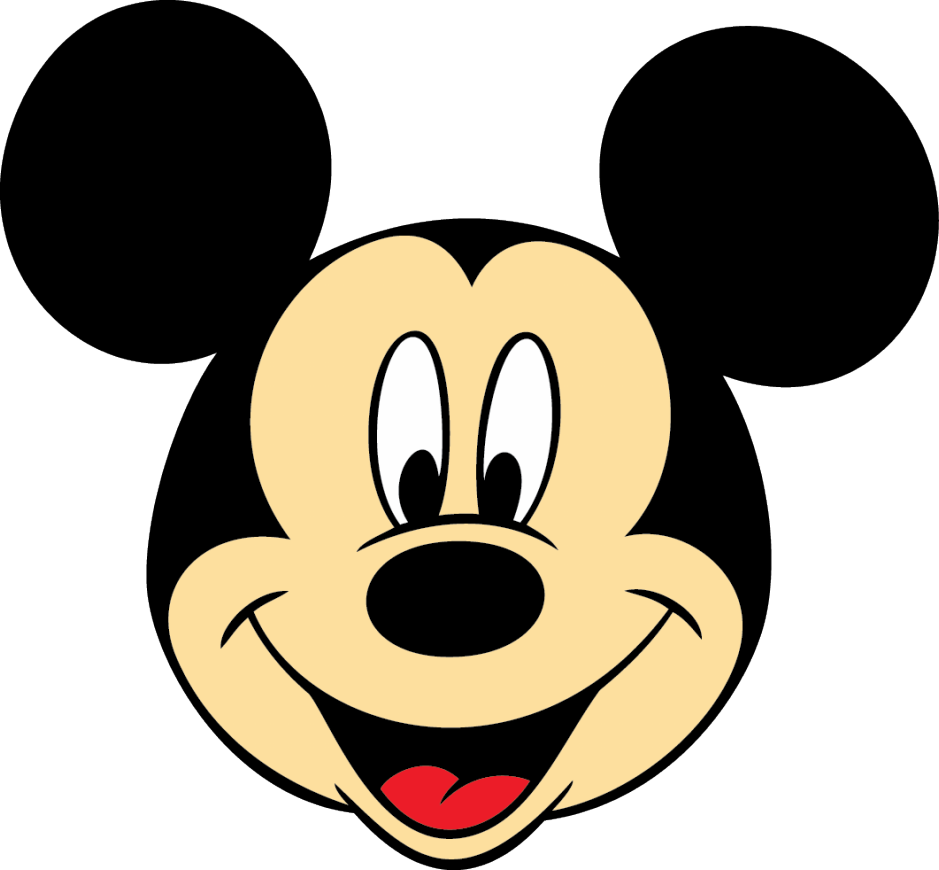 Free Png Mickey Mouse Head Png Images Transparent - Mickey Mouse Face (850x787), Png Download