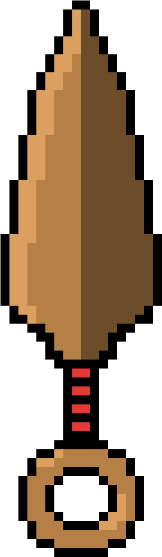 Wood Kunai - Pixel Magic (1152x1152), Png Download