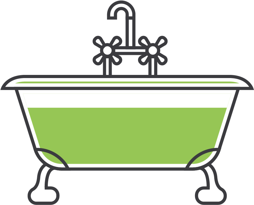 Bathtub Reglazing & Refinishing - Vector Graphics (1080x1080), Png Download