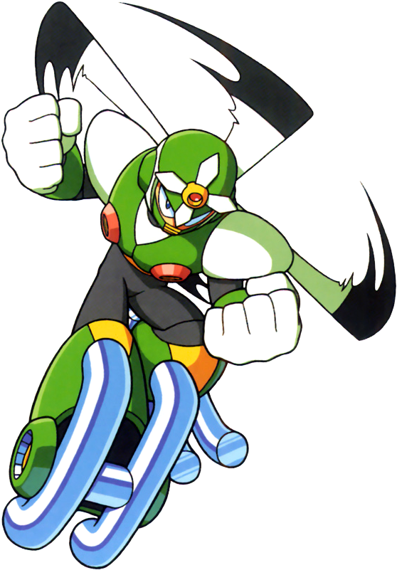 Gyro Man - Mega Man Gyro Man (594x840), Png Download