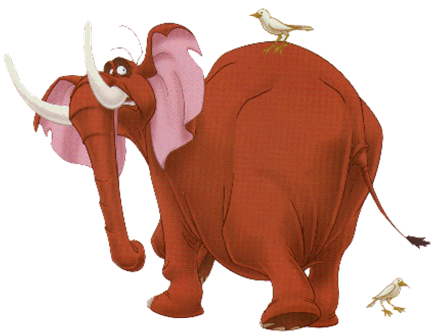 Tantor, Tarzan (849x654), Png Download