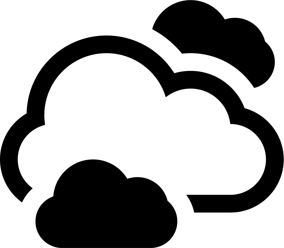 Cloudy Sky Comments - Icono Nublado (981x858), Png Download