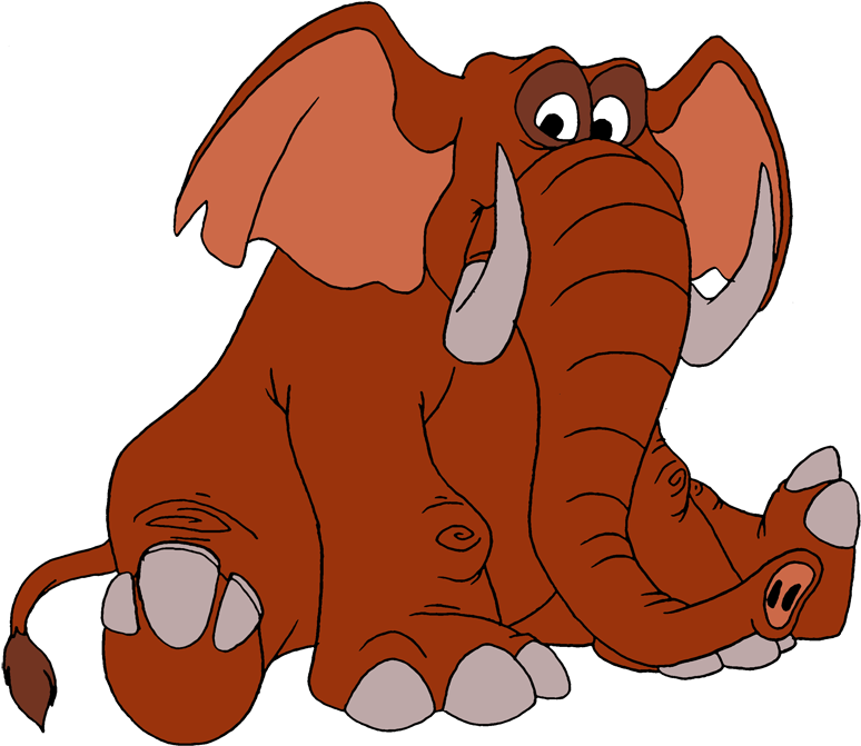 Png Free Tantor By Lionkingrulez On Deviantart - Como Se Llama El Elefante De Tarzan (790x690), Png Download