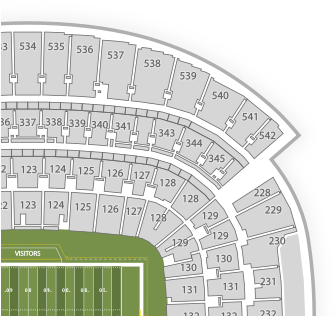 Sdccu Stadium Seating Chart (350x350), Png Download