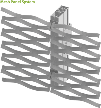 Expanded Mesh Proteus Sc - Expanded Metal Mesh Details (460x460), Png Download