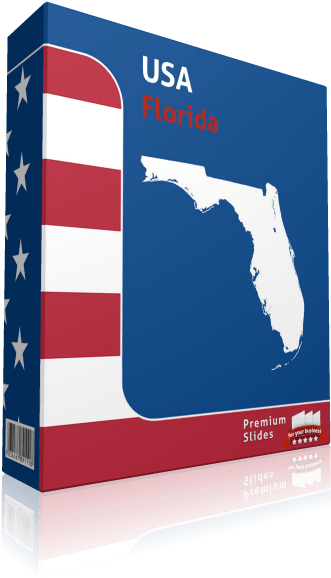 Florida County Map Template For Powerpoint - Microsoft Powerpoint (400x600), Png Download