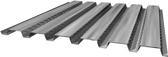 Metal Deck Solutions - Composite Decking Metal (560x270), Png Download