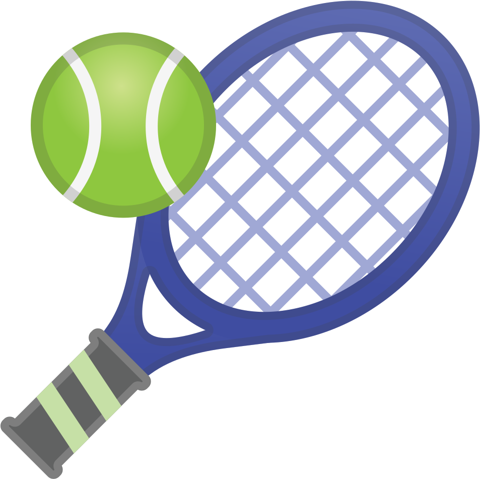 Tennis Icon - Tennis Racket Emoji (1024x1024), Png Download