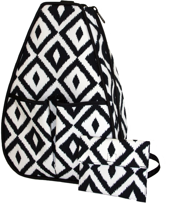 Black & White Ikat - Terrasol Indoor/outdoor Aztec Coral Fabric (589x724), Png Download