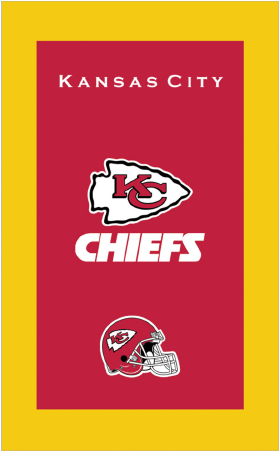 Nfl Kansas City Chiefs Bowling Towel (500x500), Png Download