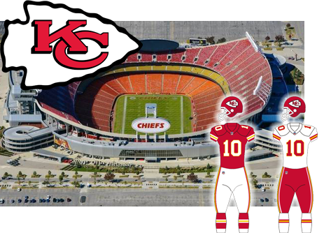 Kansas City Chiefs Opponent Of The Tampa Bay Buccaneers - Kansas City Chiefs Emblem Flag (463x334), Png Download