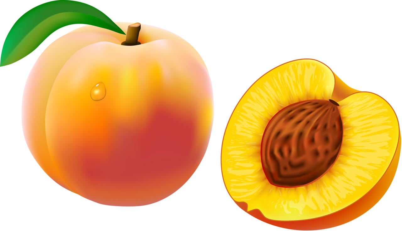 Яндекс - Фотки - Peach Fruit Cartoon (1280x735), Png Download