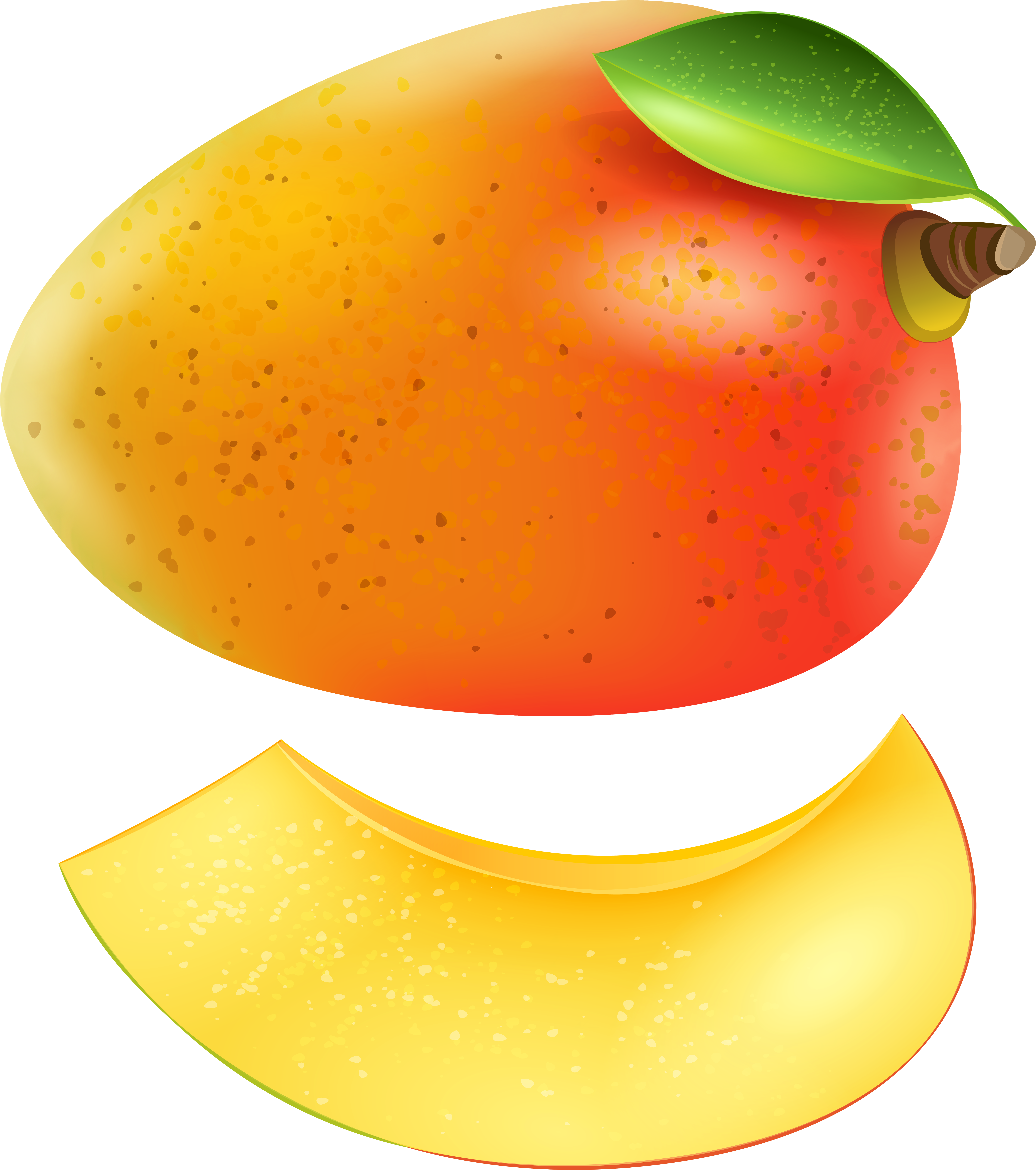 Papaya Clipart Mango - Portable Network Graphics (536x600), Png Download
