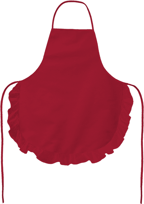 Ffra 1 Fancy Frill Retro Apron (500x750), Png Download