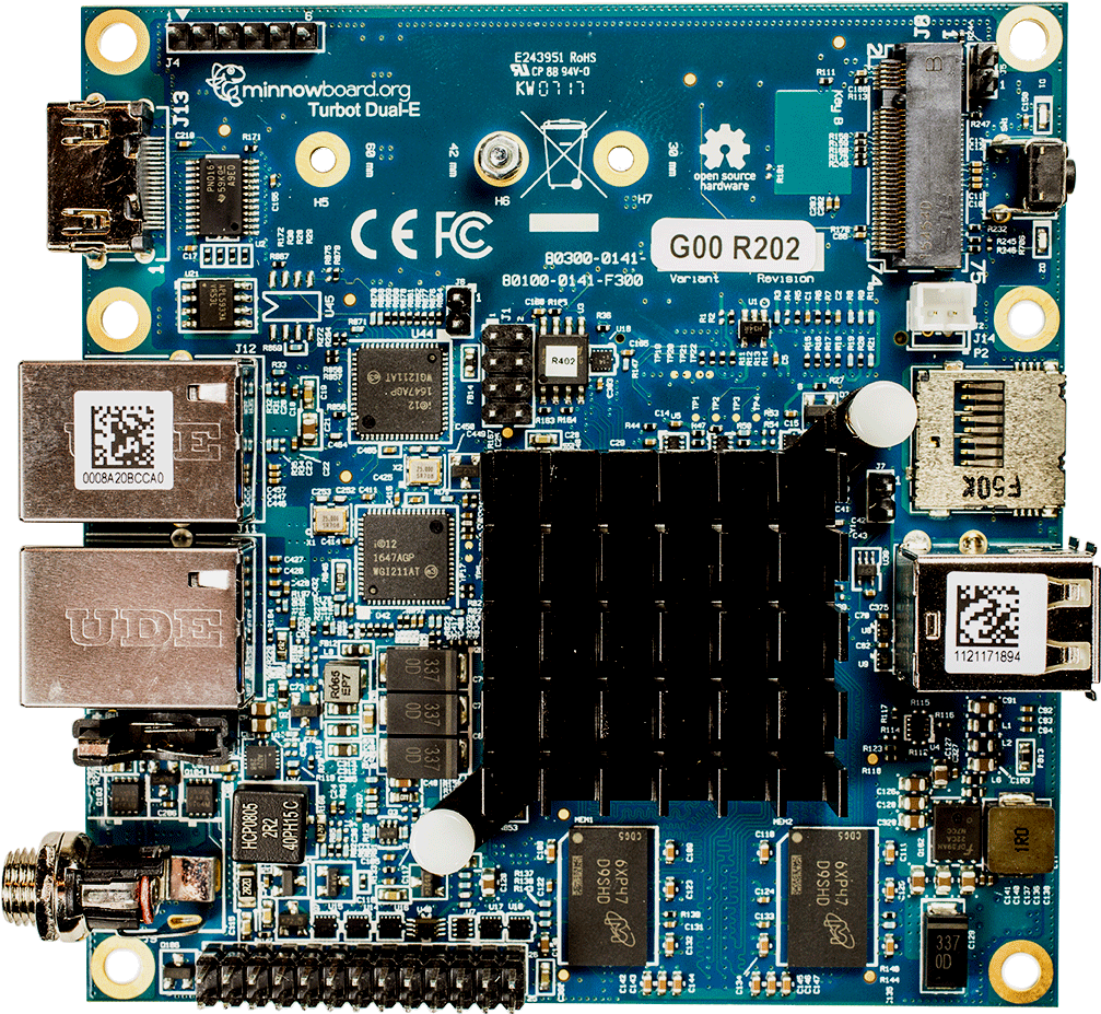 Minnowboard Turbot Dual Ethernet Dual-core (1200x960), Png Download