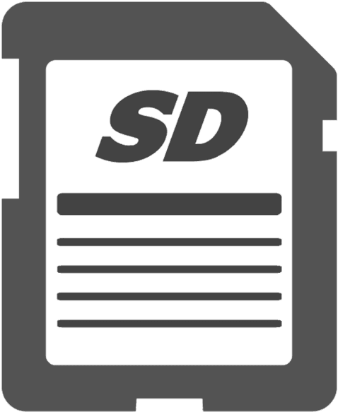 Sd Card Icon (640x585), Png Download