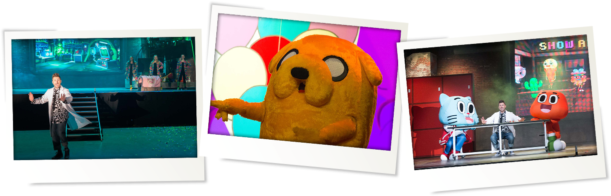 For The First Time Ever The Stars Of Cartoon Network (1280x392), Png Download