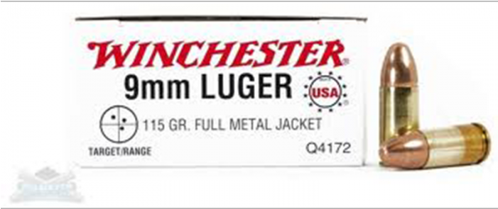 9mm Luger 115 Grain 1190 Fps (700x700), Png Download