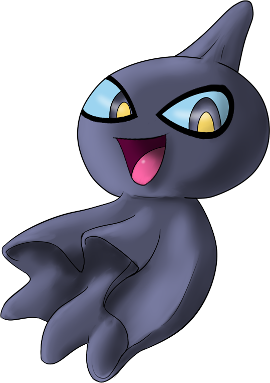 Pokemon Shuppet Is A Fictional Character Of Humans (539x762), Png Download