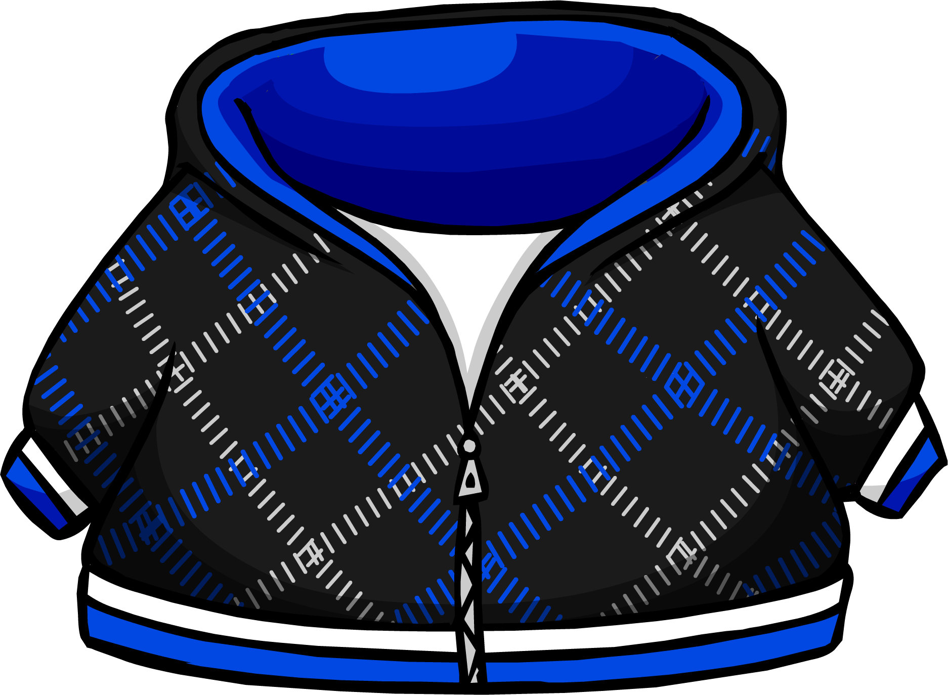 Blue Crosshatch Sweater (1874x1374), Png Download