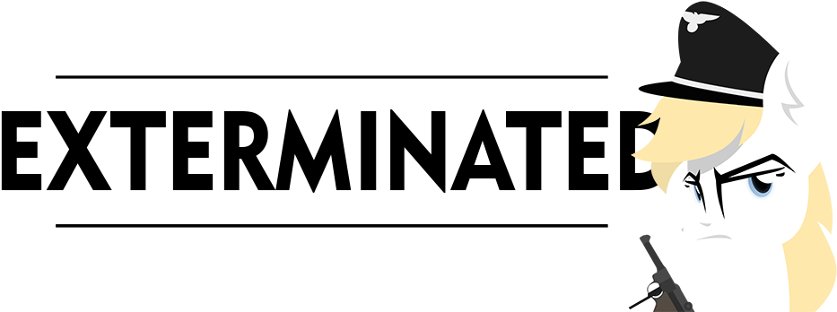 Aryan Pony, Exterminated, Gun, Handgun, Hat, Luger (1000x357), Png Download