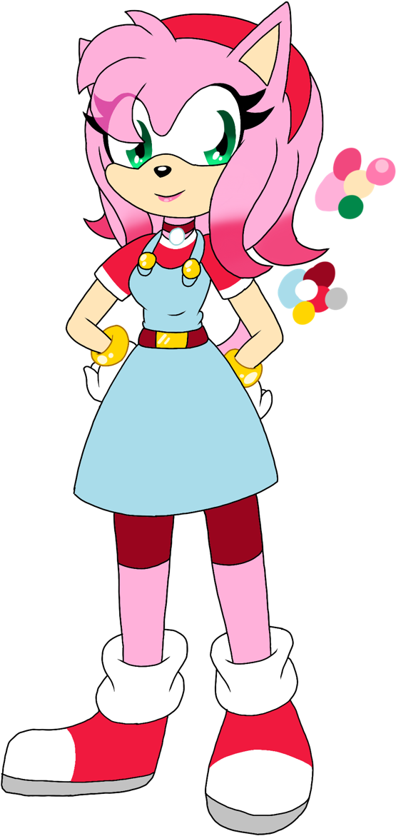 Here Is Amy Rose In My Style (719x1280), Png Download