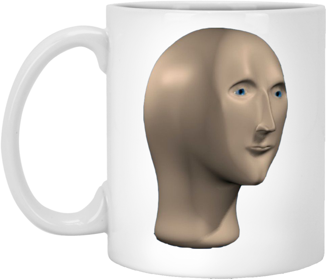 Meme Man Mug (1060x1060), Png Download
