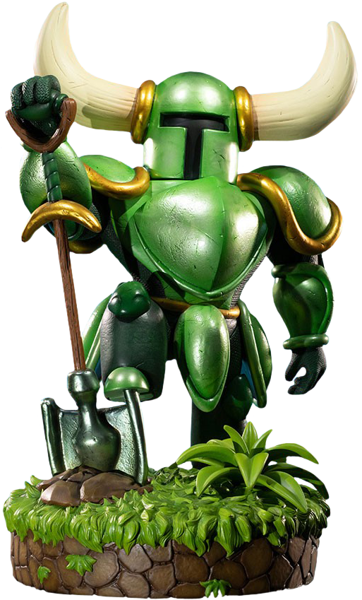 Shovel Knight Player 2 16” Statue (540x870), Png Download