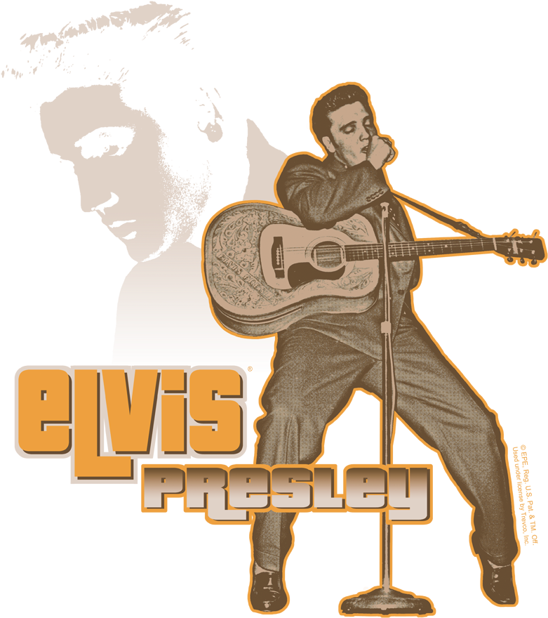 Elvis Presley The Hillbilly Cat Men's Regular Fit T-shirt (792x934), Png Download