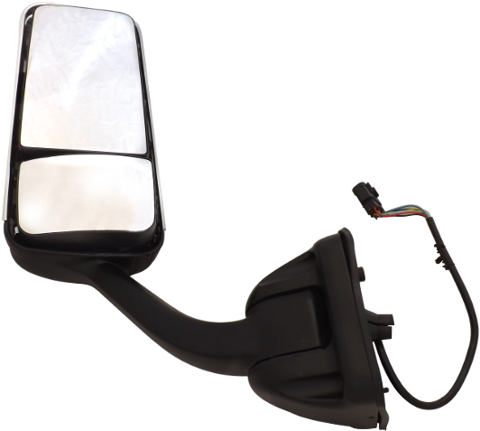 [ 330 130 C ] Freightliner Cascadia Chrome Black Mirror (640x640), Png Download