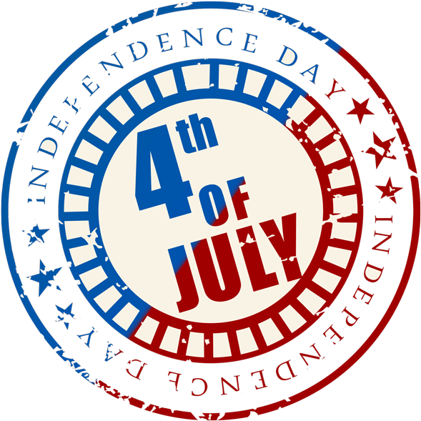 Happy 4th Of July Png (620x623), Png Download