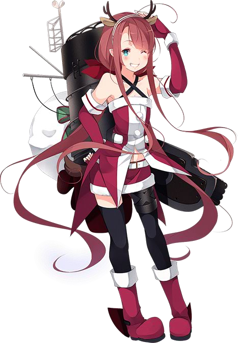 Kantai Collection Kancolle Christmas Kawakaze Kancolle (467x672), Png Download