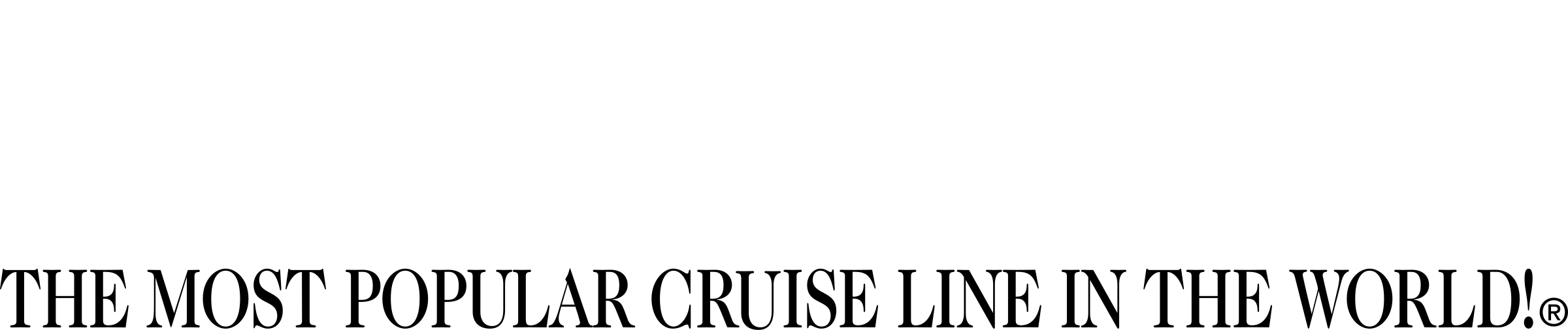 Carnival Logo Black And White (2400x507), Png Download