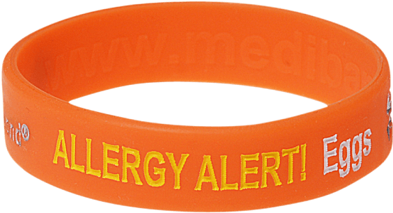 Egg Allergy Medical Id Bracelet Medical Alert Id (600x695), Png Download