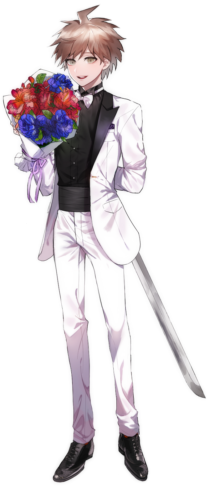 View Fullsize Naegi Makoto Image (850x1714), Png Download