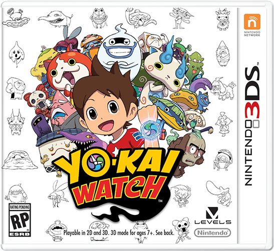 Yokai Watch Boxart (1000x500), Png Download