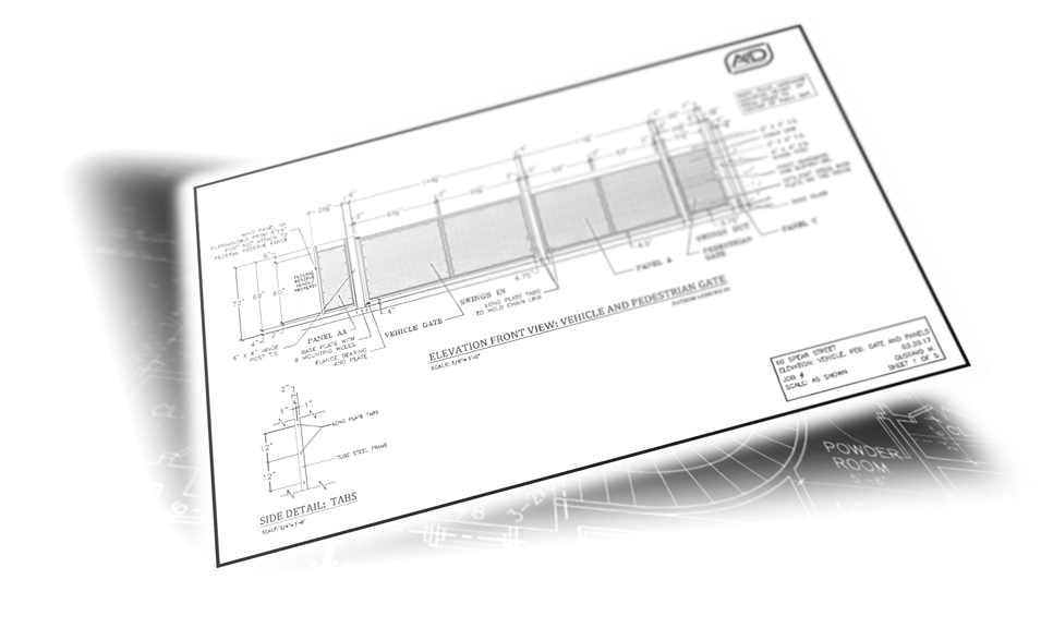 Gate Drawings Ps (1000x611), Png Download