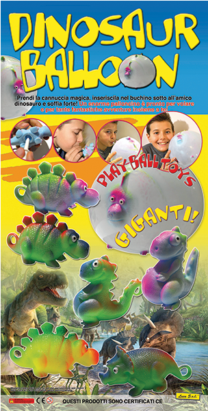 Dinosaur Balloon Ø100 (600x600), Png Download