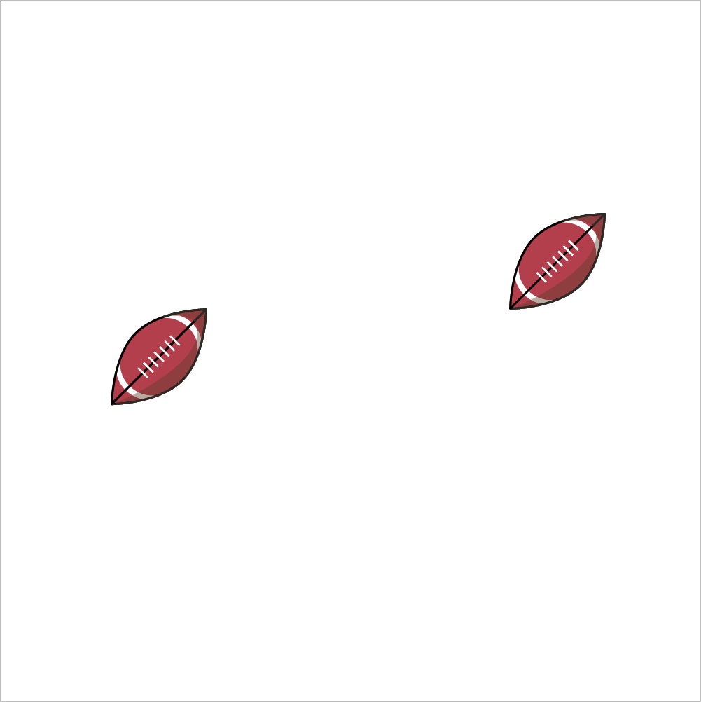 Pelota De Futbol Americano (1001x1002), Png Download