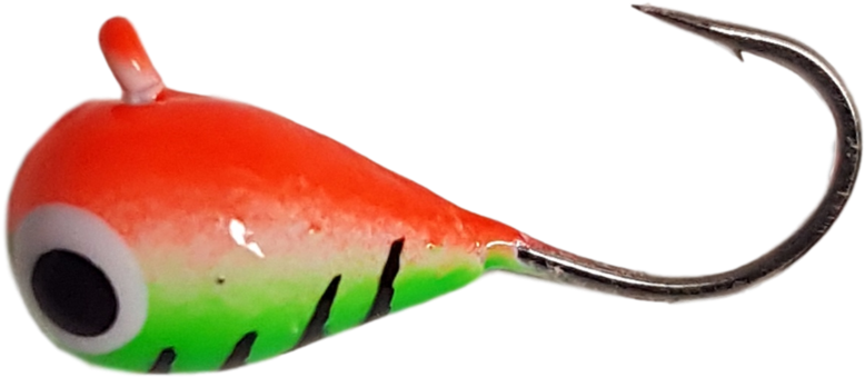 Firetiger Back Stripe Tungsten Uv Glow Jig (1023x667), Png Download