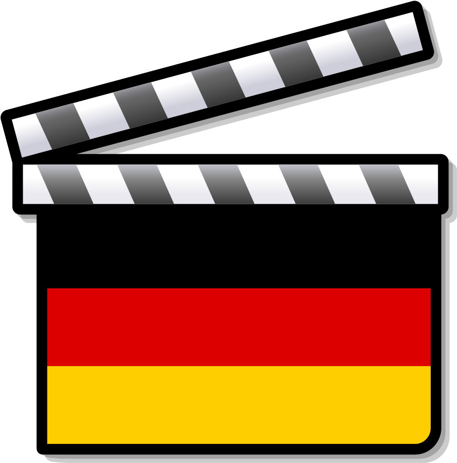 Germany Film Clapperboard (1024x1024), Png Download