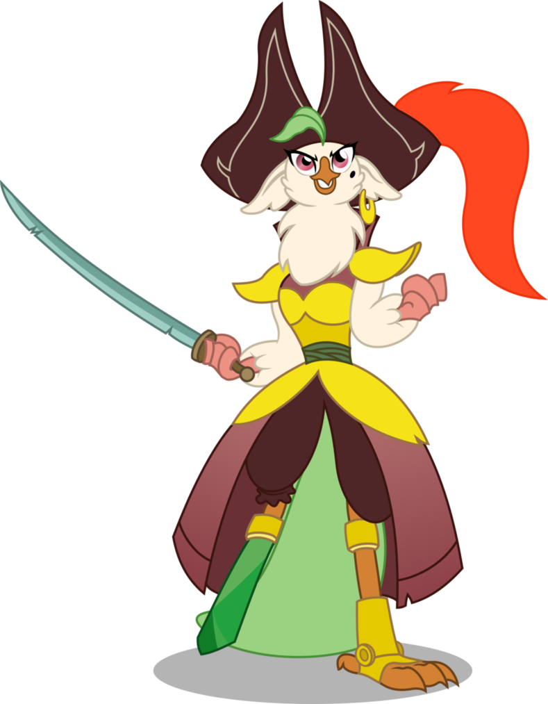 Captain Celaeno Is A Female Anthropomorphic Parrot (789x1013), Png Download