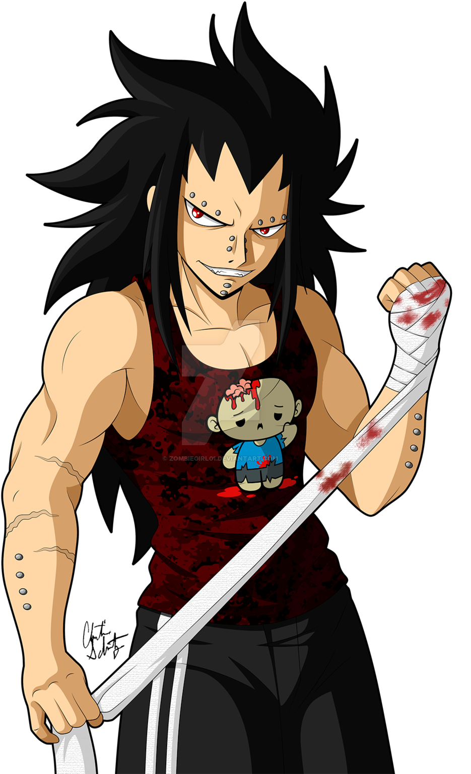 #gajeel #fairytail (1024x1554), Png Download